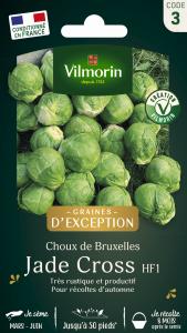 Chou de Bruxelles Jade Cross HF1 - Graines d'Exception